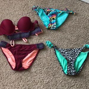 All three bottoms and the top